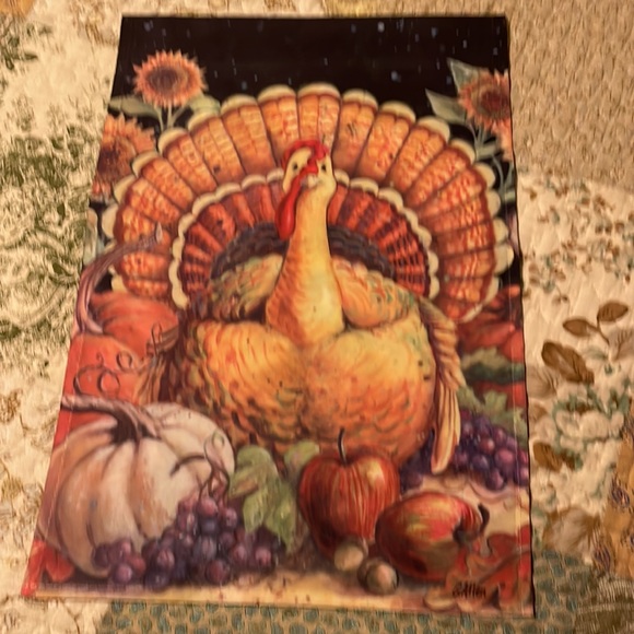 Holiday garden flag - Picture 2 of 2